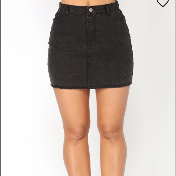 Fashion Nova Dresses & Skirts - Black denim skirt